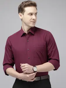 Arrow Pure Cotton Manhattan Slim Fit Opaque Formal Shirt