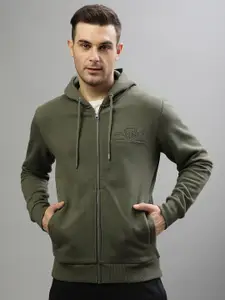 GANT Hooded Front-Open Sweatshirt