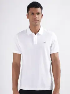GANT Short Sleeves Polo Collar Pure Cotton T-shirt