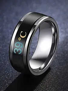 VIEN Silver-Plated Temperature Finger Ring