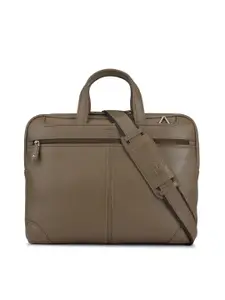 Da Milano Unisex Leather Laptop Bag
