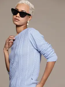 Roadster Women Striped Pullover