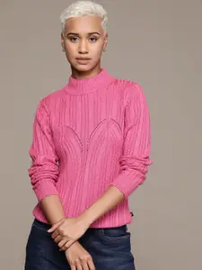 Roadster Striped Acrylic Pullover