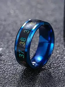 VIEN Men Stainless Steel Finger Ring