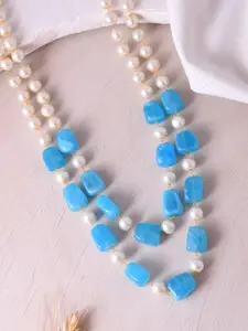 Silvermerc Designs Gold-Plated Beaded Layered Necklace