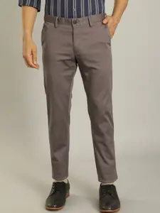 Indian Terrain Men Brooklyn Slim Fit Regular Trousers