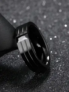 VIEN Men Cubic Zirconia Finger Ring