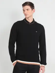Arrow Sport Self Design Pullover Sweater