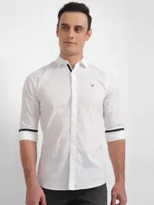 Allen Solly Slim Fit Spread Collar Pure Cotton Casual Shirt