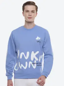 2Bme Typography Printed Cotton Sweatshirt