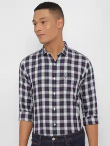 Allen Solly Checked Cotton Slim Fit Casual Shirt