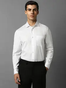Louis Philippe Men White Formal Shirt