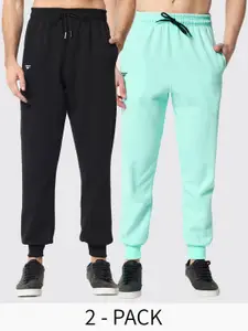 FFLIRTYGO Men Pack Of 2 Fleece Slim Fit Joggers
