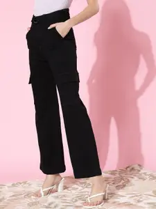 BAESD Women Wide Leg High Rise Stretchable Jeans