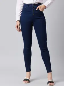BAESD Women Skinny Fit High-Rise Stretchable Jeans