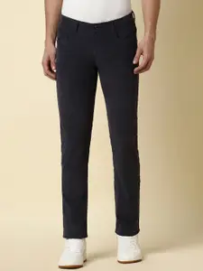 Allen Solly Men Mid Rise Slim Fit Cotton Trousers