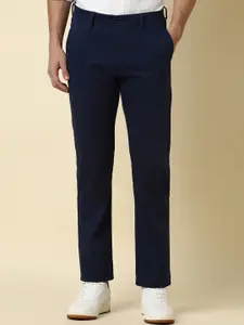 Allen Solly Men Mid-Rise Regular Fit Cotton Trousers