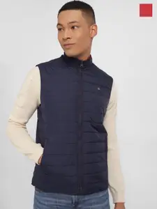 Allen Solly Stand Collar Reversible Sleeveless Puffer Jacket