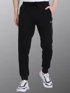 BOLDFIT Men Cotton Mid-Rise Slim-Fit Joggers