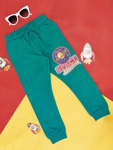 Pantaloons Junior Boys Typography Printed Regular Fit Pure Cotton Joggers