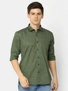 V-Mart Floral Opaque Printed Cotton Casual Shirt