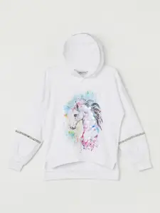 Fame Forever by Lifestyle Girls White Printed Sweatshirt