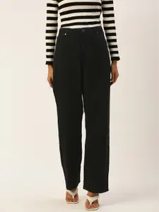 Bene Kleed Women Straight Fit High-Rise Jeans