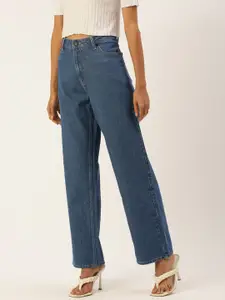 Bene Kleed Women Straight Fit High-Rise Jeans