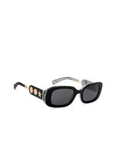 John Jacobs Masaba Edition Women Grey Rectangle UV Protected Sunglasses (Large -209439)