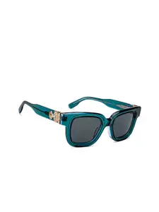 John Jacobs Masaba Edition Women Grey Wayfarer UV Protected Sunglasses (Large -209443)