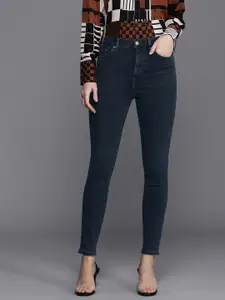 NEXT Women Skinny Fit High-Rise Stretchable Jeans
