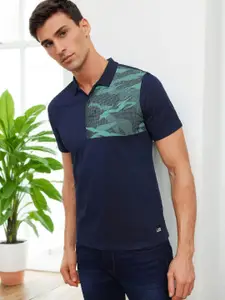 Lee Printed Polo Collar Cotton Slim Fit T-shirt