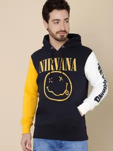 Free Authority Nirvana Printed Hooded Pullover