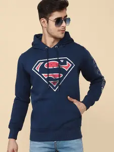 Free Authority Superman Printed Hooded Pullover