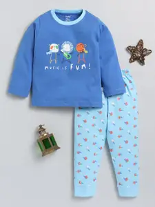 Toonyport Boys Graphic Printed T-shirt With Trousers