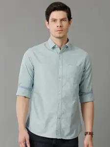 Double Two Indian Slim Fit Oxford Cotton Casual Shirt