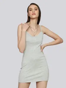 Outcast Shoulder Straps Cut Outs Detail Bodycon Mini Dress