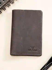 Aditi Wasan Women Brown Leather Two Fold Wallet