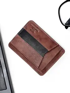 Aditi Wasan Women Colourblocked Leather Card Holder