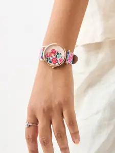 TEAL BY CHUMBAK Women Pink Analogue Watch