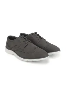 yoho Men Perforated Lace-Up Brogues