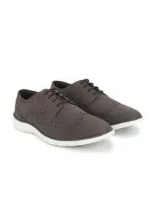 yoho Men Perforated Lace-Up Brogues
