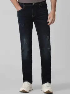 Mufti Men Super Slim Fit Mildly Distressed Light Fade Stretchable Jeans