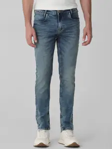 Mufti Men Mid Rise Skinny Fit Clean Look Heavy Fade Stretchable Jeans