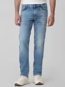 Mufti Men Mid Rise Slim Fit Clean Look Heavy Fade Stretchable Jeans