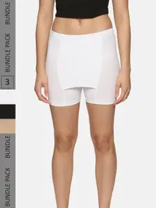 NOT YET by us Women Pack Of 3 Lounge Shorts