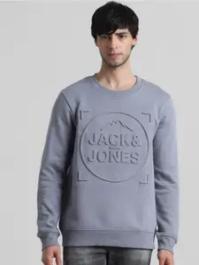 Jack & Jones Self Design Pullover Sweatshirt