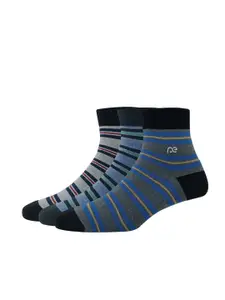 Peter England Men Pack of 3 Above Ankle-Length Patterned Socks