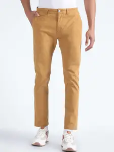 Flying Machine Men Mid-Rise Slim Fit Chinos Trousers