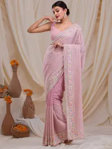 Koskii Abstract Embroidered Sequinned Saree